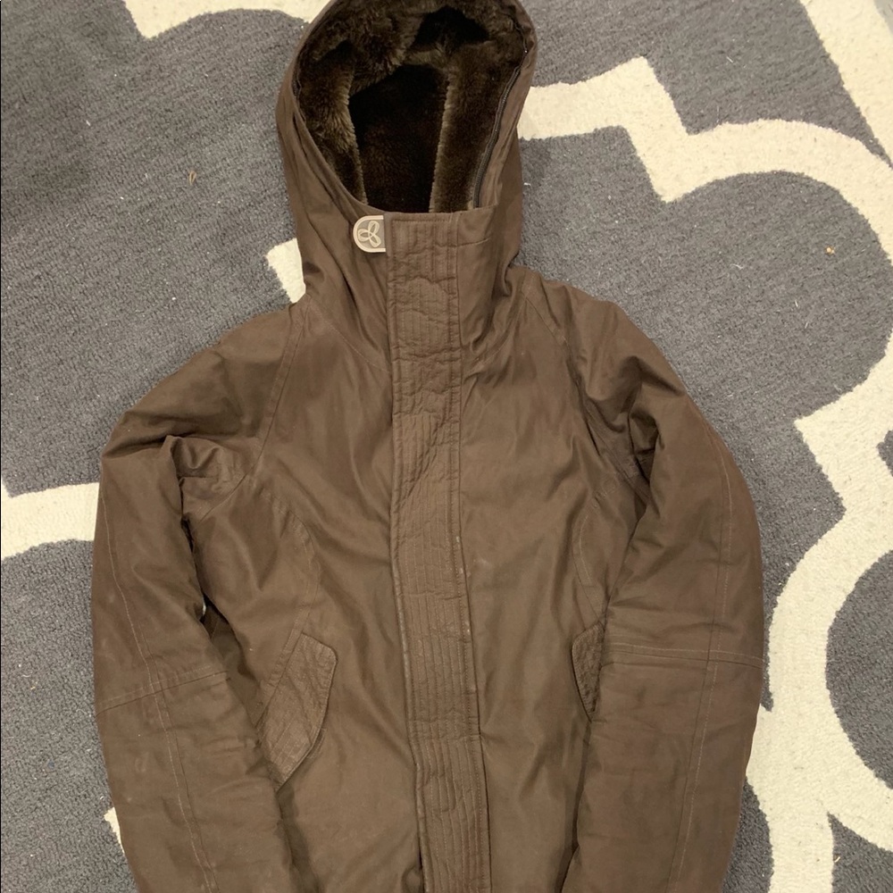 Aritzia TNA midi length parka